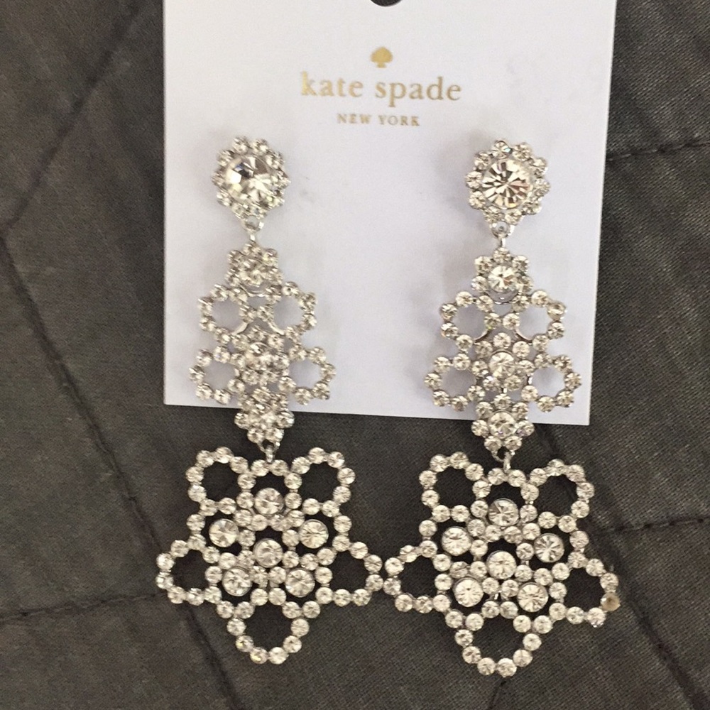 Gorgeous Kate Spade ♠️ sparkly earrings NWT
